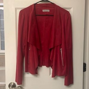 Bagatelle Waterfall Suede Cardigan